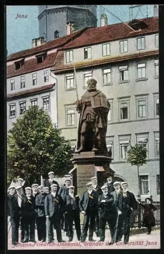 AK Jena, Johann Friedrich-Denkmal, Gründer der Universität Jena