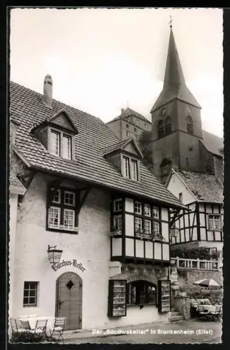 AK Blankenheim /Eifel, Gasthaus Bacchuskeller Franzen