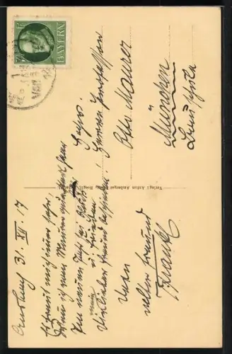 AK Eichstätt, St. Willibalds-Denkmal a. d. Rückseite des St. Willibaldaltars im Dom