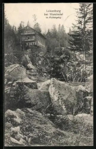 AK Luisenburg bei Wunsiedel, Ortspartie
