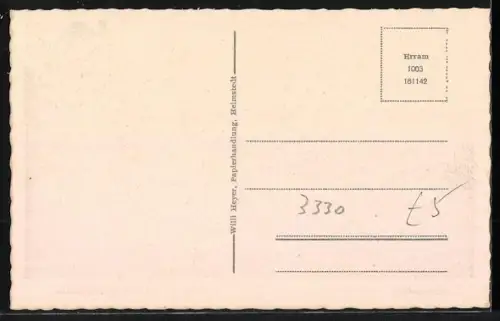 AK Helmstedt, Markt mit Rathaus