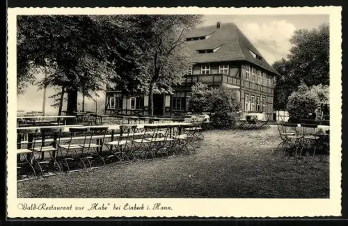 AK Einbeck i. Hann., Wald-Restaurant zur Hube, Inh. Ww. Hase