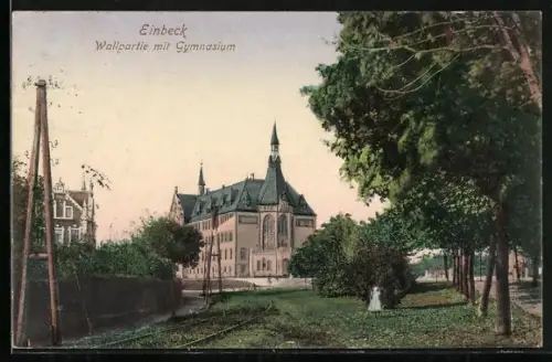 AK Einbeck, Wallpartie mit Gymnasium