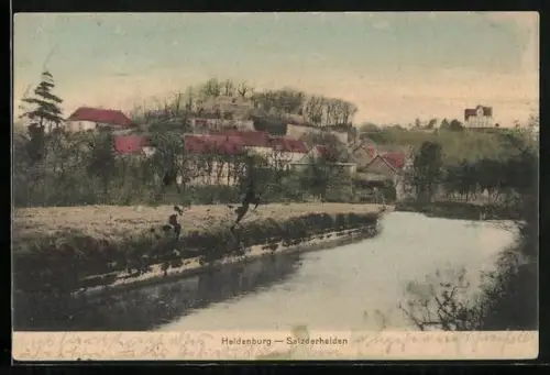 AK Einbeck, Heldenburg, Burg Salzderhelden