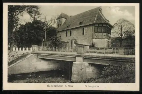 AK Gandersheim a. Harz, St. Georgskirche