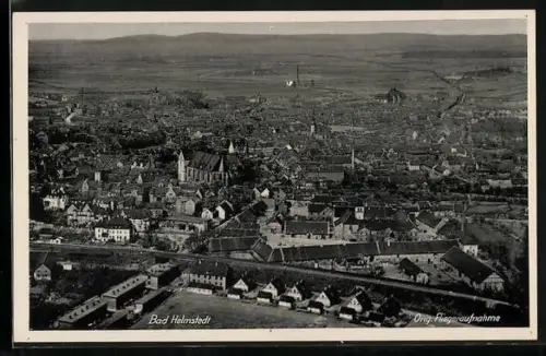 AK Bad Helmstedt, Stadtansicht vom Flugzeug aus