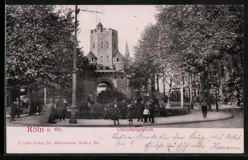 AK Köln a. Rh., Chlodwigsplatz