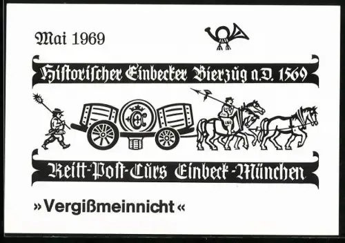 AK Einbeck, Historischer Bierzug n.D. 1569
