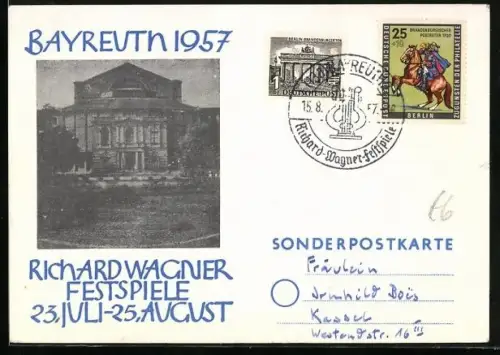 AK Bayreuth, Richard Wagner-Festspiele 1957, Theater