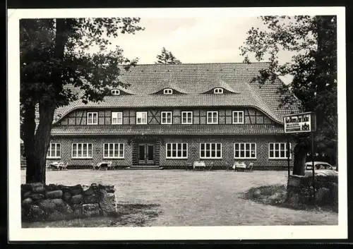 AK Ollsen /Kreis Harburg, Gasthaus zur Eiche Rudolf Hartig