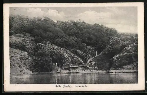 AK Halle /Saale, Jahnhöhle