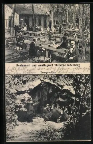 AK Thieder-Lindenberg, Restaurant Thieder-Lindenberg, Besitzer Theodor Löhr