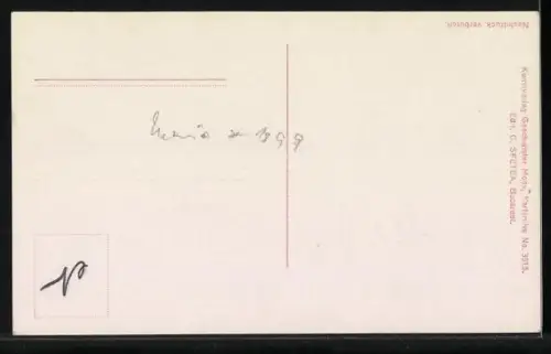 AK Prinzessin Maria von Rumänien bei der Lektüre