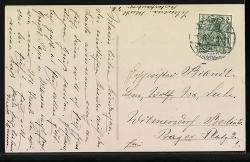 AK I Principi Figli dei Reali d`Italia, Königskinder auf einem Eselswagen