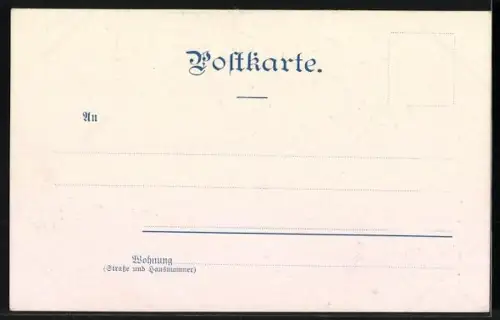 AK Stuttgart, Blick zum Gebäude mit Fahnen, Sängerfest, Strassenbahn