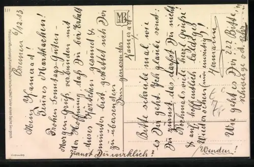 AK Dackel unter Regenschirm und weisse Katze