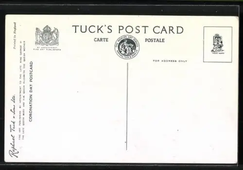 AK The Scene in Westminster Abbey at the Coronation of Her Majesty Queen Elizabeth, 1953