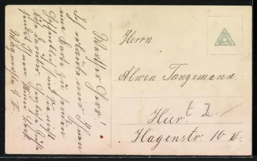 AK Dies selt`ne Datum muss mich reizen, zu diesem Kärtchen 11.12.13