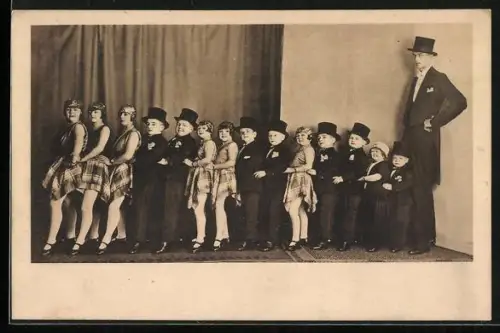 AK Heep`s Liliputaner-Künstler-Truppe, Magdeburg