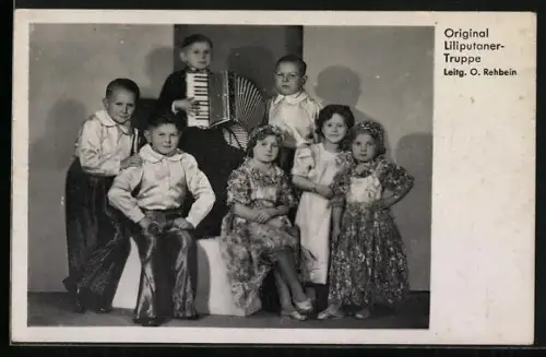 AK Original Liliputaner-Truppe, Leitg. O. Rehbein