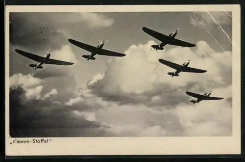 AK Klemm-Staffel der Luftwaffe, Militärflugzeuge des Typs Klemm KI 25