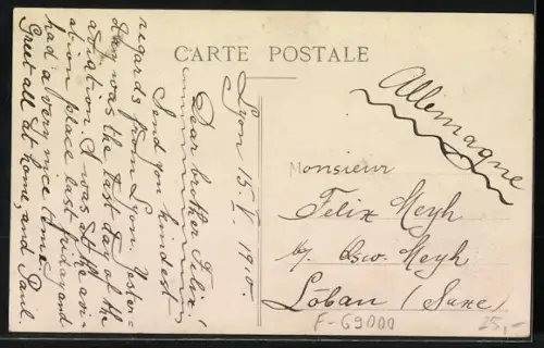 AK Lyon-Aviation, Van Den Born, Biplan Farman au virage