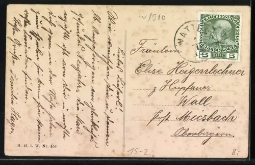 AK Kinder im Zeppelin wünschen glückliches Neujahr