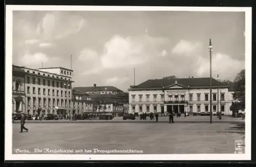 AK Berlin, Reichskanzlei u. Propagandaministerium