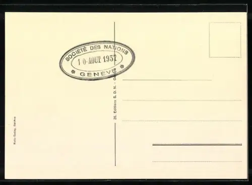 AK Geneve, Société des Nations, Séance de l`Assemblée