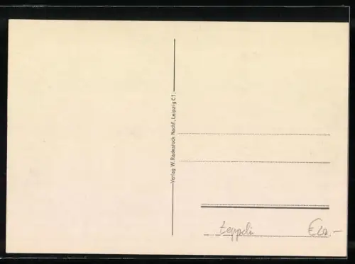 AK Luftschiff Graf Zeppelin über dem Flugplatz