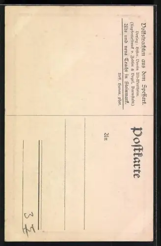 AK Steinmark, Volkstrachten aus dem Spessart