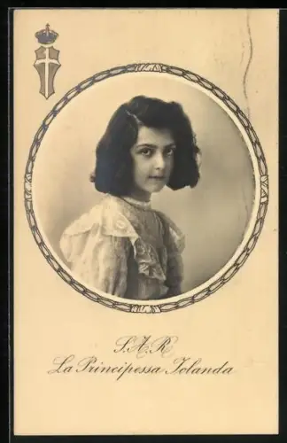 AK Prinzessin Jolanda von Italien im Porträt