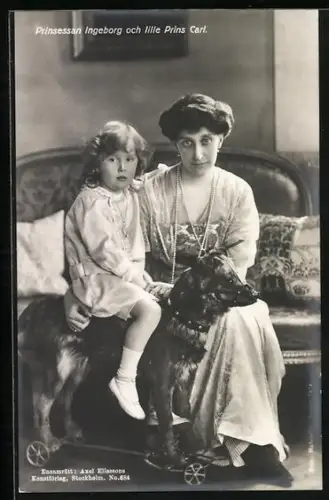 AK Adel von Schweden, Prinsessan Ingeborg och lille Prins Carl