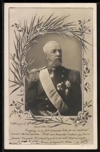 AK Oscar II. Roi de Suede et Norvege
