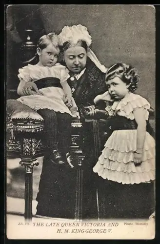 AK The late Queen Victoria and His Majesty King George V.