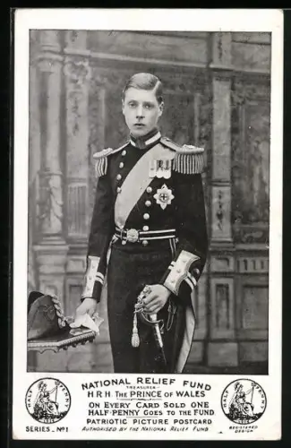 AK National Relief Fund, H. R. H. The Prince of Wales