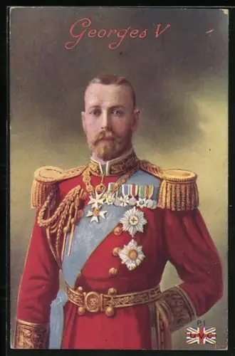 AK Portrait des Königs Georg V. von England