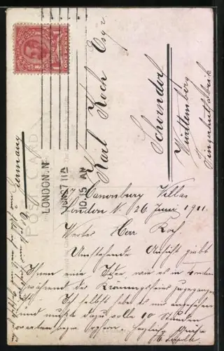 AK Coronation of King George V., Procession passing through Whitehall