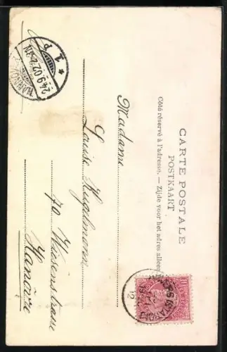 AK Feue S. M. Marie-Henriette Reine des Belges