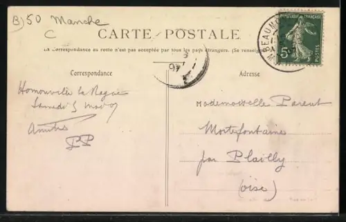 AK Gréville /Manche, Rocher du Castel-Vendon