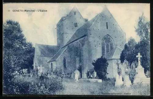 AK Genets /Manche, L`Eglise
