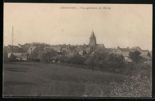 AK Cérences, Vue générale du Bourg