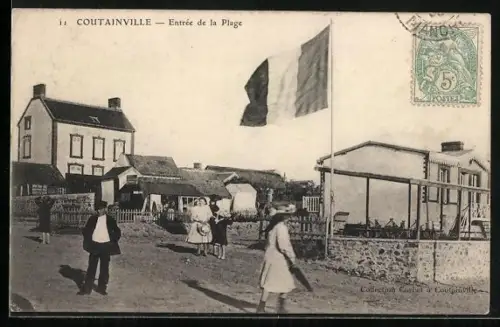 AK Coutainville, Entrée de la Plage