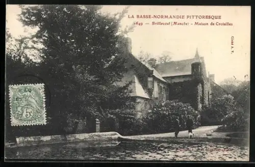 AK Brillevast /Manche, La Basse-Normandie Pittoresque, Maison de Croisilles