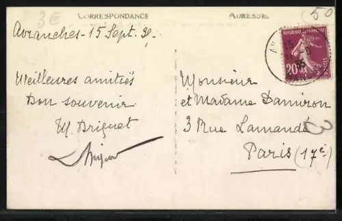 AK Vranches, La Baie du Mont-Saint-Michel, vue de la Plate-forme