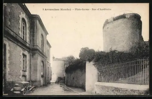 AK Avranches /Manche, Plate-forme, Rue d`Auditoire