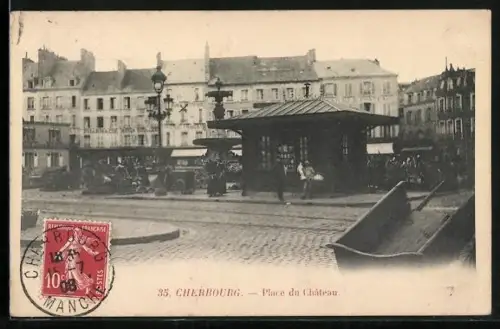 AK Cherbourg, Place du Château