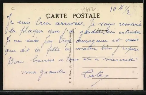 AK Cherbourg, Villa La Toruelle, Rue du Roule