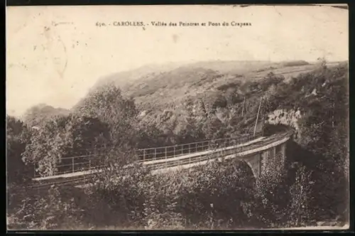 AK Carolles, Vallée des Peintres et Pont du Crapeux