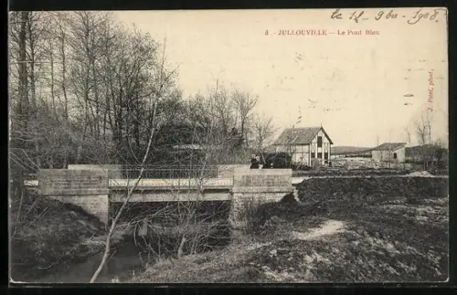 AK Jullouville, Le Pont Bleu